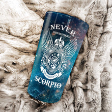 Load image into Gallery viewer, The Power Of A Scorpio - Perfect Gift For Scorpio - Personalized Tumbler 1