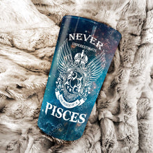 Load image into Gallery viewer, The Power Of A Pisces - Perfect Gift For Pisces - Personalized Tumbler 1