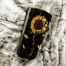 Load image into Gallery viewer, You Are My Sunshine - Skull Sunflower Personalized Tumbler