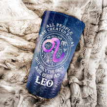 Load image into Gallery viewer, All People Are Created Equal Leo - Perfect Gift For Leo - Personalized Tumbler 2