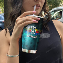 Load image into Gallery viewer, Crazy Soccer Mom Personalized Tumbler