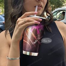 Load image into Gallery viewer, Livin' That Baseball Life Personalized Tumbler