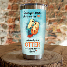 Load image into Gallery viewer, Otter Steel Tumbler MR2105 68O31