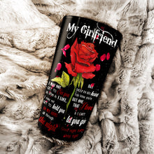 Load image into Gallery viewer, To My Girlfriend - Valentine's Day Gift - Personalized Tumbler 3