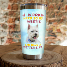 Load image into Gallery viewer, Westie Dog Steel Tumbler MR1203 68O43