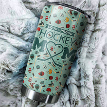 Load image into Gallery viewer, Loud Proud Hockey Mom Personalized Tumbler