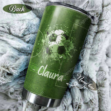 Load image into Gallery viewer, Loud And Proud Soccer Personalized Tumbler