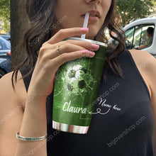Load image into Gallery viewer, Loud And Proud Soccer Personalized Tumbler