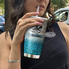 Load image into Gallery viewer, Loud And Proud Swim Mom Personalized Tumbler