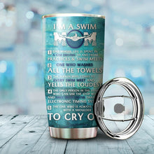 Load image into Gallery viewer, I'm A Swin Mom Personalized Tumbler