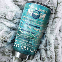 Load image into Gallery viewer, I'm A Swin Mom Personalized Tumbler