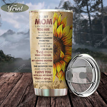 Load image into Gallery viewer, My Loving Mother Sunflower Personalized Tumbler