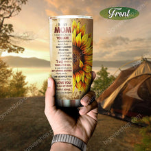 Load image into Gallery viewer, My Loving Mother Sunflower Personalized Tumbler