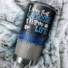 Load image into Gallery viewer, Living That Lacrosse Mom Life Personalized Tumbler