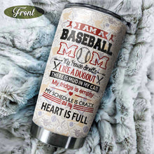 Load image into Gallery viewer, I'm A Baseball Mom Personalized Tumbler