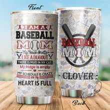 Load image into Gallery viewer, I'm A Baseball Mom Personalized Tumbler