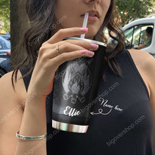 Load image into Gallery viewer, A Woman Cannot Survive On Wine Alone - Camping - Personalized Tumbler