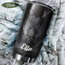 Load image into Gallery viewer, A Woman Cannot Survive On Wine Alone - Camping - Personalized Tumbler
