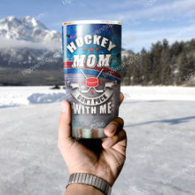 Load image into Gallery viewer, Hockey - Mom - Don't Puck With Me Personalized Tumbler