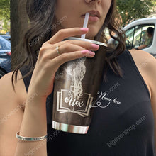 Load image into Gallery viewer, I Just Want To Read Books And Ignore All My Adult Problems Personalized Tumbler