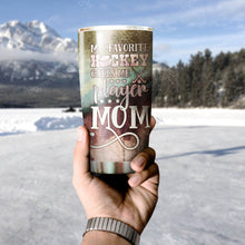 Load image into Gallery viewer, My Favorite Hockey Calls Me Player Mom Personalized Tumbler