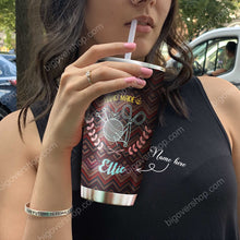 Load image into Gallery viewer, A Day Without Knitting Is Like Just Kidding I Have No Idea Personalized Tumbler