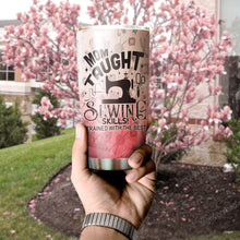 Load image into Gallery viewer, Mom Taught Sewing Skills Personalized Tumbler