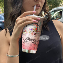 Load image into Gallery viewer, Mom Taught Sewing Skills Personalized Tumbler