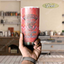 Load image into Gallery viewer, English Sarcasm And Knitting Personalized Tumbler