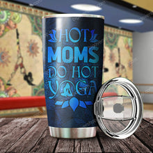 Load image into Gallery viewer, Hot Moms Do Hot Yoga Personalized Tumbler