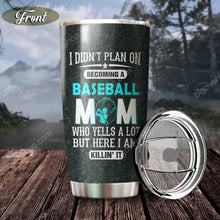Load image into Gallery viewer, Becoming A Baseball Mom Personalized Tumbler
