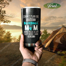 Load image into Gallery viewer, Becoming A Baseball Mom Personalized Tumbler