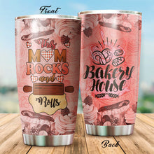 Load image into Gallery viewer, This Mom Rocks And Roll Bakery House Tumbler