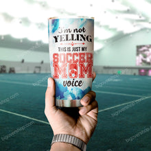 Load image into Gallery viewer, This Is Just My Soccer Mom Voice Tumbler