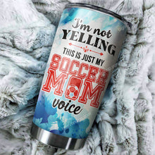 Load image into Gallery viewer, This Is Just My Soccer Mom Voice Tumbler