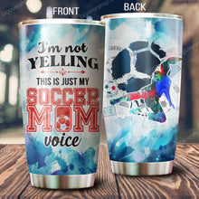 Load image into Gallery viewer, This Is Just My Soccer Mom Voice Tumbler