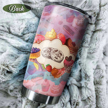 Load image into Gallery viewer, Blessed Well Dressed And Baking Obsessed Tumbler