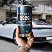 Load image into Gallery viewer, Seniors 2020 The One Where They Were Quarantined Tumbler