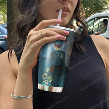 Load image into Gallery viewer, Hero I Raised Mine Police Mom Tumbler