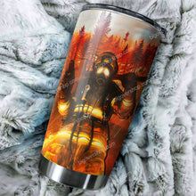 Load image into Gallery viewer, Now He Protects Me Proud Police Mom Tumbler