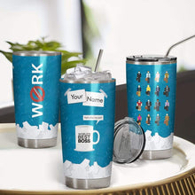 Load image into Gallery viewer, The Office World's Best Boss Custom Name Design Vacuum Insulated Tumbler