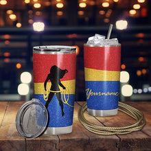 Load image into Gallery viewer, Wonder Women Custom Name Design Vacuum Insulated Tumbler