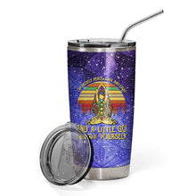 Load image into Gallery viewer, Hippie Yoga I Am Mostly Peace Love And Light Custom Design Vacuum Insulated Tumbler