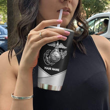 Load image into Gallery viewer, US Marine Corps Custom Name Design Vacuum Insulated Tumbler