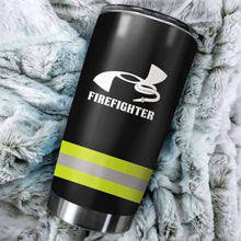 Load image into Gallery viewer, Firefighter Custom Name Design Vacuum Insulated Tumbler