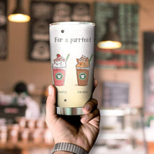 Load image into Gallery viewer, Catpuccino Kitty Cafe Custom Design Vacuum Insulated Tumbler