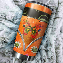 Load image into Gallery viewer, Hippie Sunflower Car Custom Name Design Vacuum Insulated Tumbler