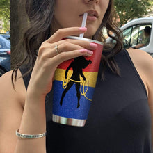 Load image into Gallery viewer, Wonder Women Custom Name Design Vacuum Insulated Tumbler