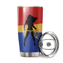 Load image into Gallery viewer, Wonder Women Custom Name Design Vacuum Insulated Tumbler