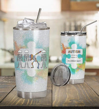 Load image into Gallery viewer, Autism It Is Not A Disability Custom Design Vacuum Insulated Tumbler